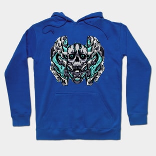 Skull Mecha Artwork Illustration Hoodie